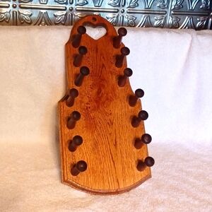 Handcrafted wall shelf display shelf solid wood organizer
